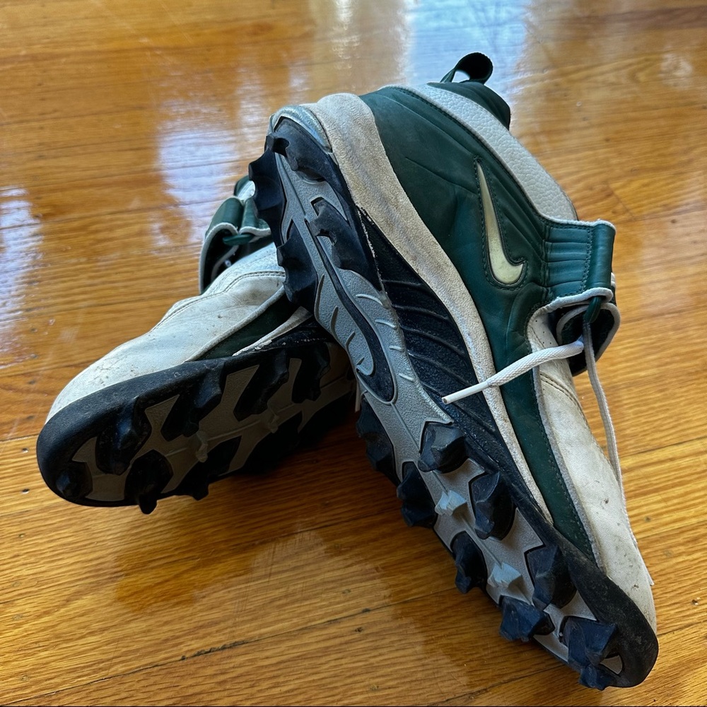 Nike Air football cleats.